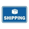 thumbnail image 1 of Classic Framed Shipping Sign (Blue) - Medium, 1 of 5