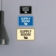 thumbnail image 1 of Classic Framed Supply Room Sign (Blue) - Small, 1 of 4