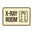 thumbnail image 1 of Classic Framed X-Ray Room Sign (Navy Blue / White) - Medium, 1 of 5