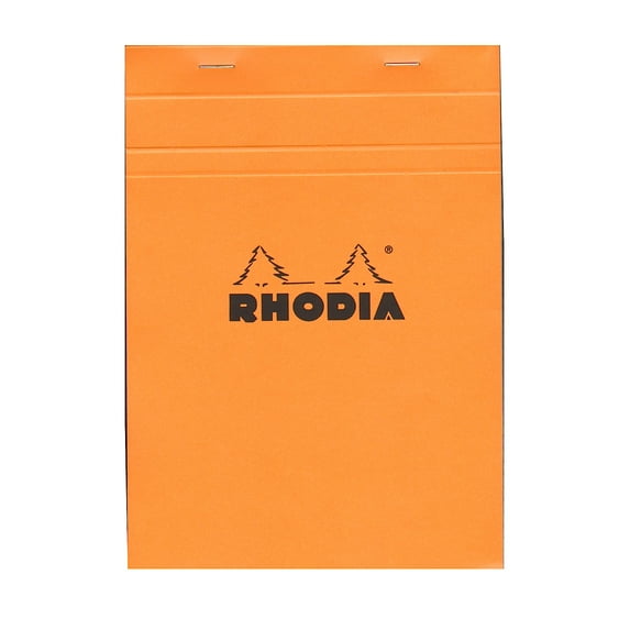 Classic French Paper Pads graph, 6 in. x 8 1/4 in., orange (pack of 4)