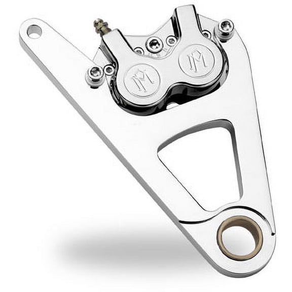 Classic Front Caliper Kit (Single Disc) (Chrome) Compatible with 88-99 Harley FXSTS