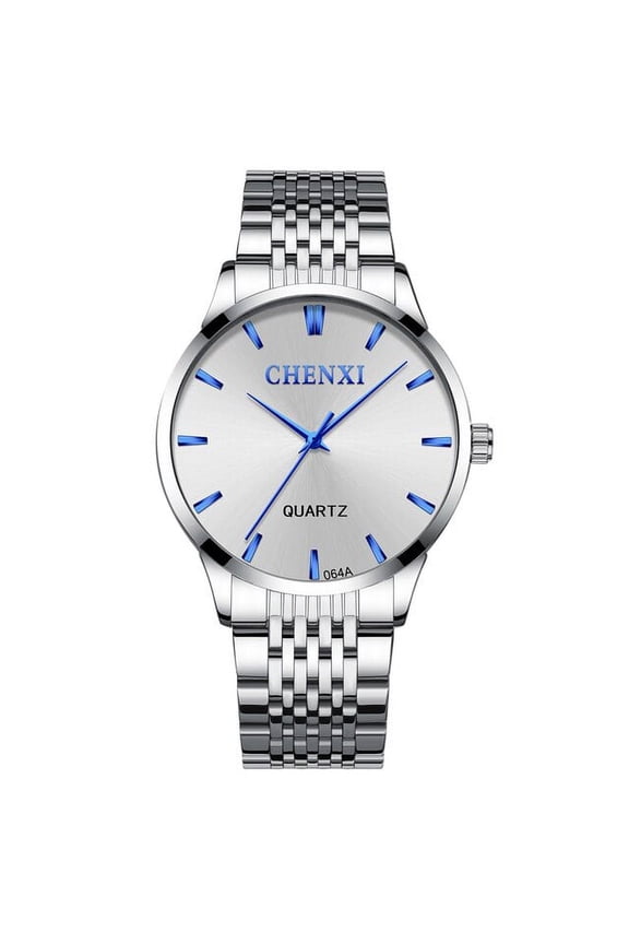 Classic Full Steel Analog Men's Quartz Watches Luxury Men Wrist Watch Cx064a Waterproof 30m Man Clock Relogio Masculino - Quartz Wristwatches