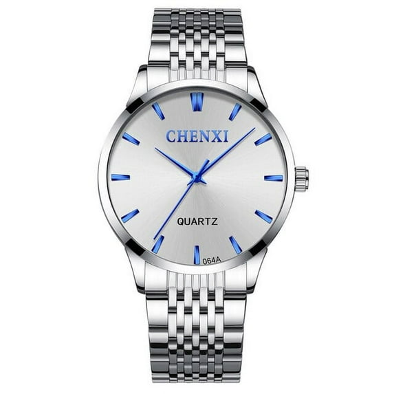 Classic Full Steel Analog Men's Quartz Watches Luxury Men Wrist Watch Cx064a Waterproof 30m Man Clock Relogio Masculino - Quartz Wristwatches