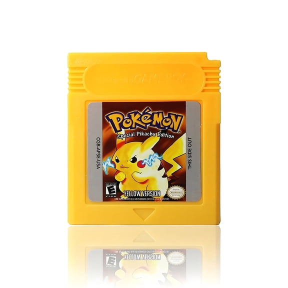 Classic Game Boy Series Game Cartridge-GBC Yellowfor Classic Handheld Console