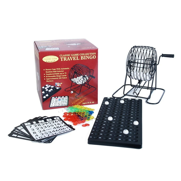 ヴィンテージBINGOチケット3色セット Classic Game Collection - Travel Bingo Set - Walmart.com