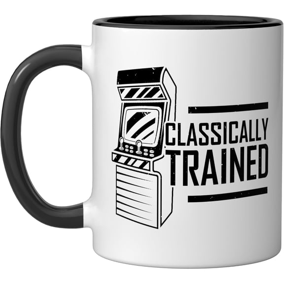 Classic Gamer Video Game Player Arcade Gaming Retro Game Ceramic Mug 11 oz
