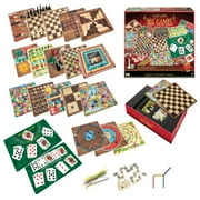 Merchant Ambassador 365 Games - Classic Strategy Board & Card Games, All-In-1 Box, Traditional Game for Each Day of Year, Family Ages 6+, 1-8 Players