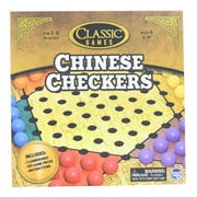 Classic Games Wood Chinese Checkers Set | Board & 60 Game Pieces