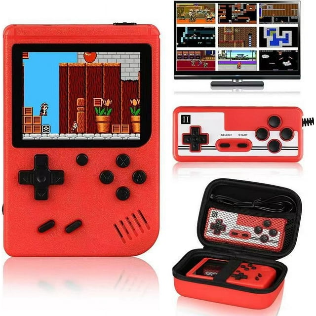 Classic Gaming Console Retro Nostalgic Mini Game Console Double 500 In