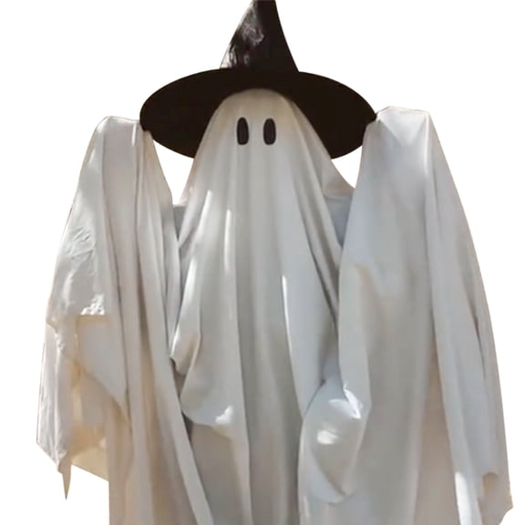 Classic Ghost with Flowing for Halloween Festivities and Themed Party Celebrations with Comfortable Wearable Decor