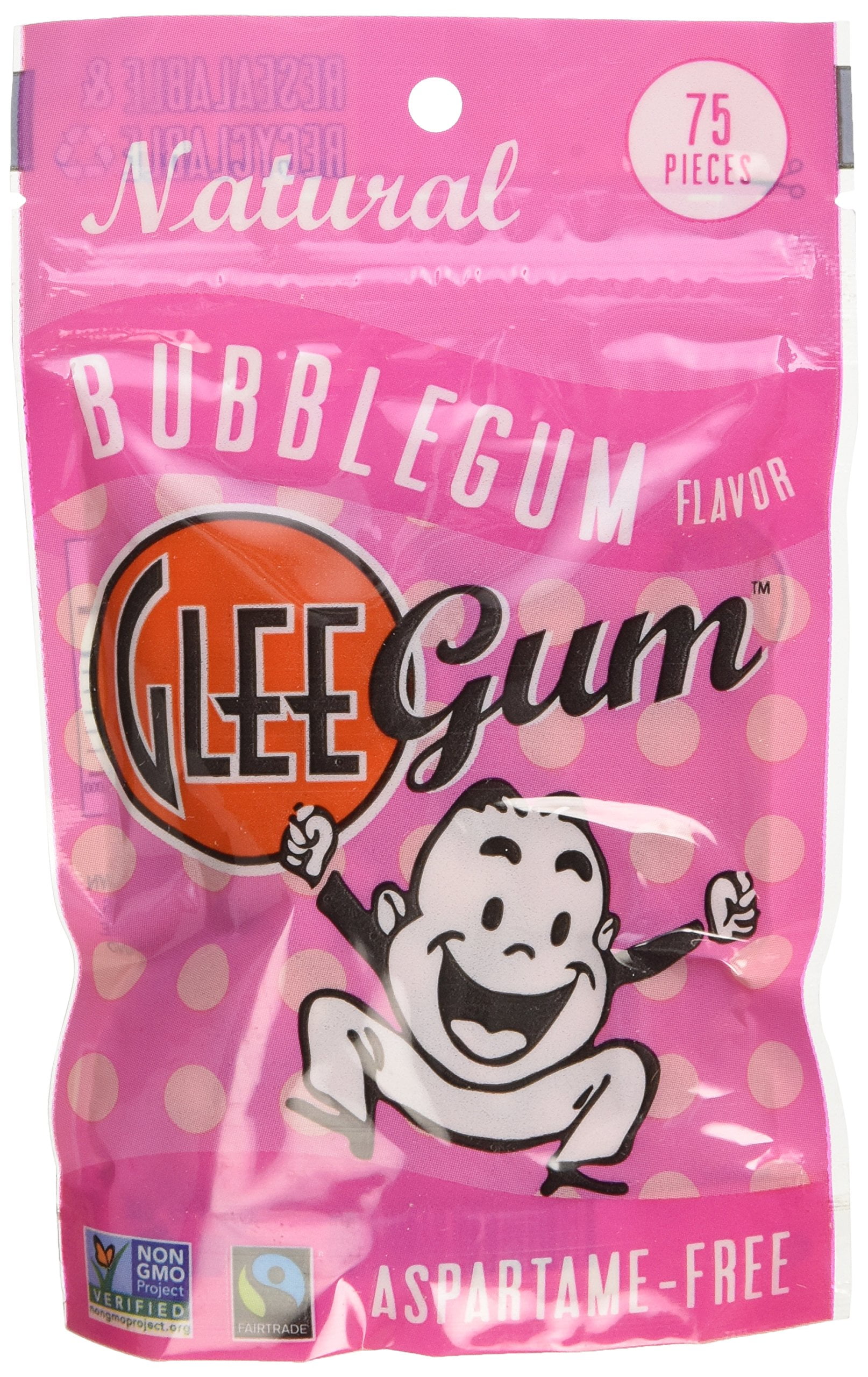 Classic Glee Gum Pouch Bubblegum 55 Pieces Pack of 6 Walmart