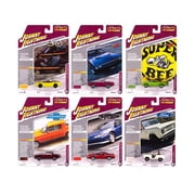 Classic Gold Collection 2025 Release 1 Set A of 6 Cars 1/64 Diecast Model Cars by Johnny Lightning