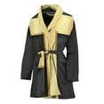 thumbnail image 1 of Classic Golden Cross Women Bathrobe One Size Univeral Fits Fashion Lightweight Plush Fleece Long Robe For Women, 1 of 3