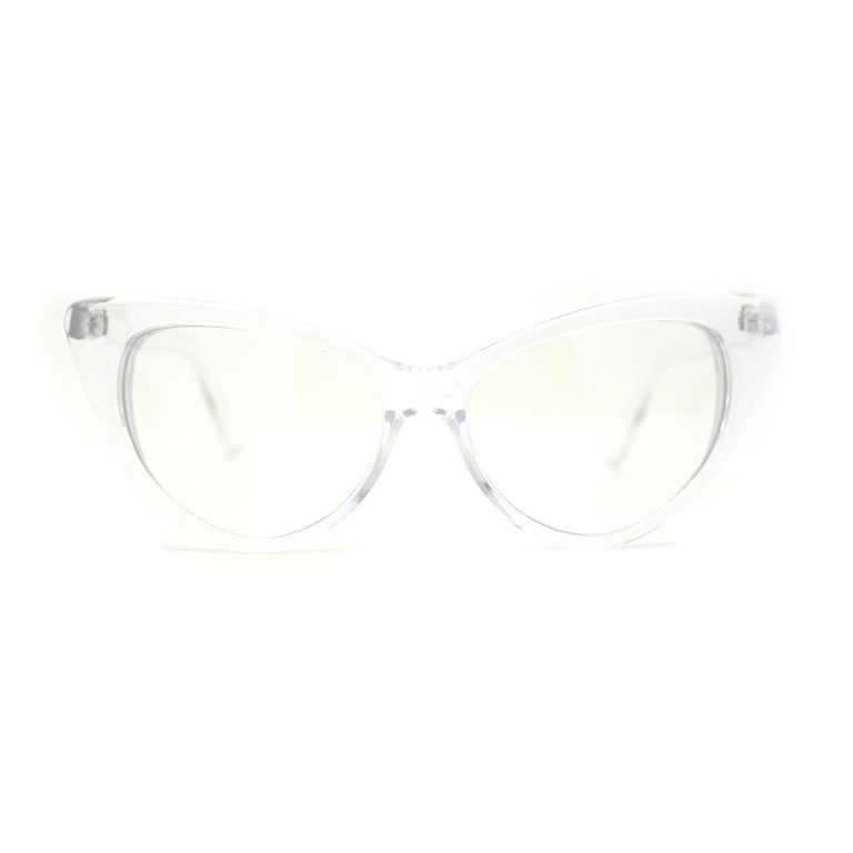 Clear frame computer glasses top