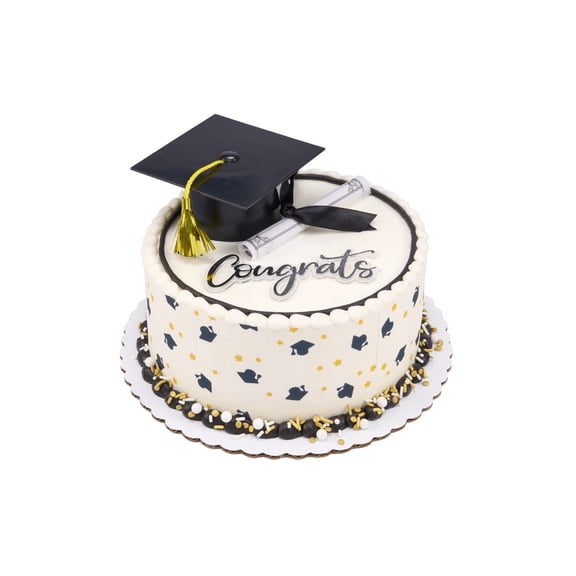 Classic Grad Round Cake