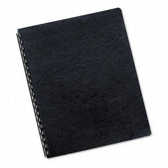 Classic Grain Texture Binding System Covers  8 1/2 x 11  Navy  50 per Pack