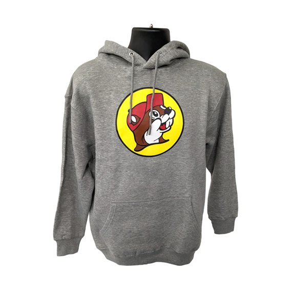 Classic Grey Logo Hoodie, Sizes S-L