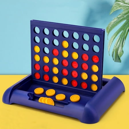 Classic Grid Board Game,4 in a Row Game for Kids,2 Player Strategy Board Games,Ages 6+