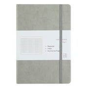 Classic Grid Notebook, Strap Notebook, 188Pages, Hardcover - A5 148x 213CM, Graph Ruled Pages