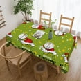 thumbnail image 1 of Classic Grinch Grinch in Chimney Holiday Tablecloth 50x70 Inch, Washable Waterproof Rectangular Table Cover for Party Picnic Dinner Decor, 1 of 5