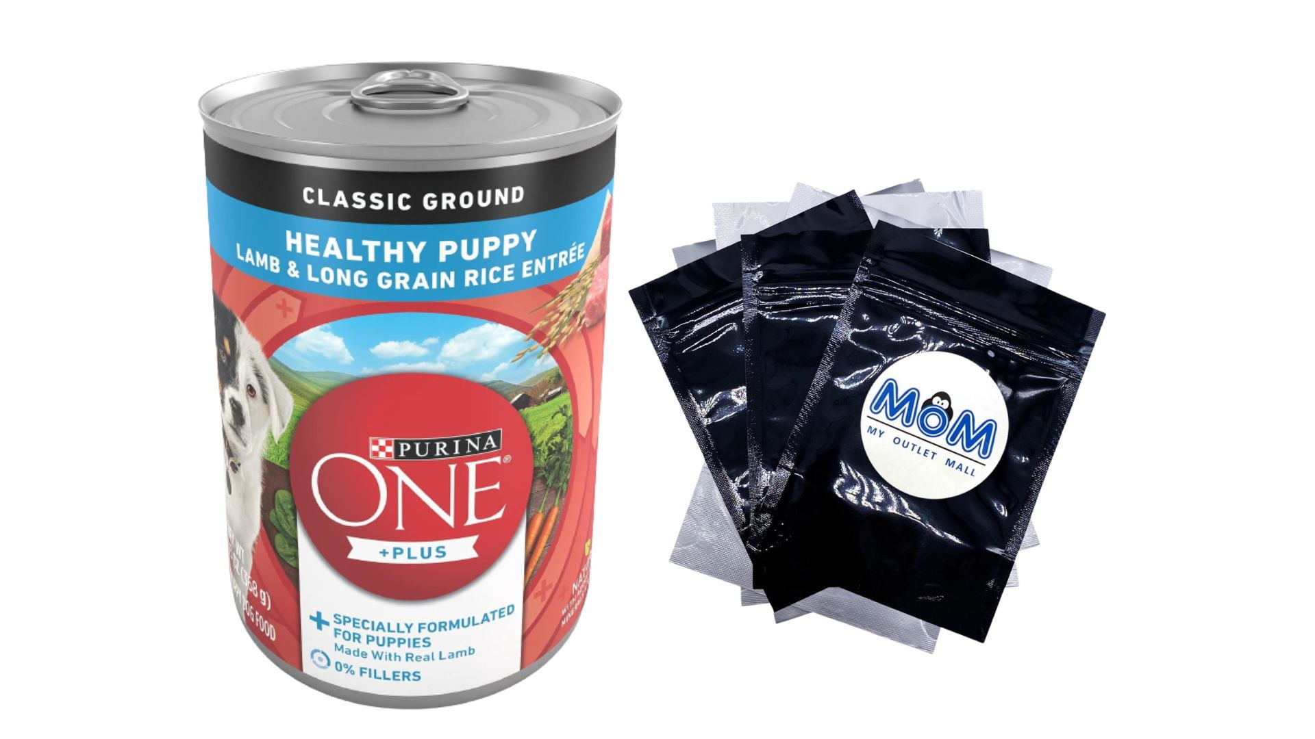 Classic Ground Wet Healthy Puppy Dog Food, Soft Lamb Long Grain Rice