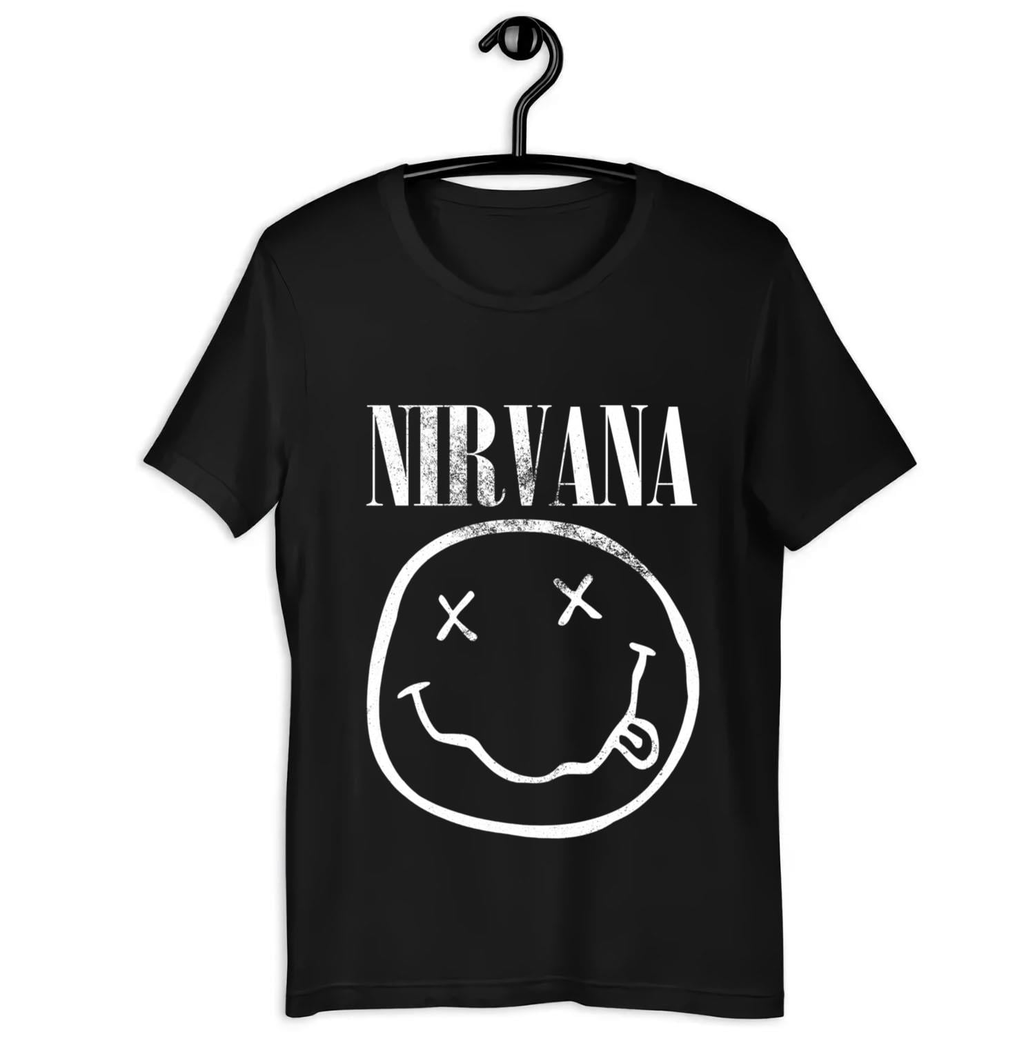 Classic Grunge Band Logo Graphic Tee, Vintage Rock Band Merchandise ...