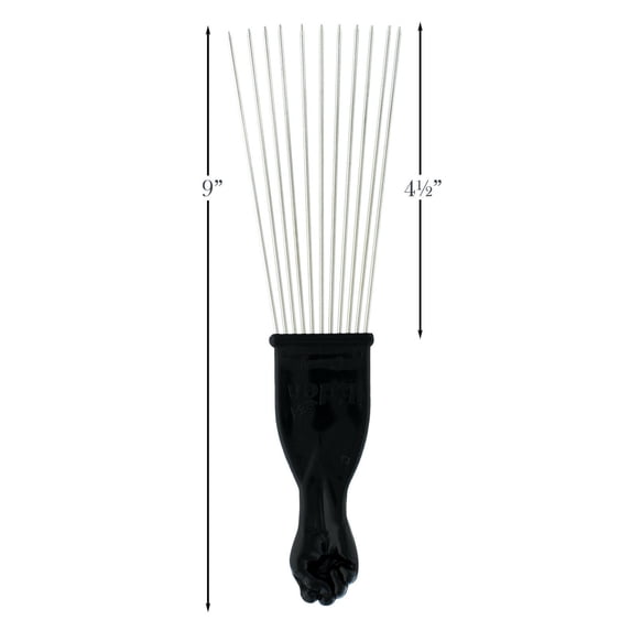 Classic Hair Styling Lift Pik with Metal Pins and Fist Design