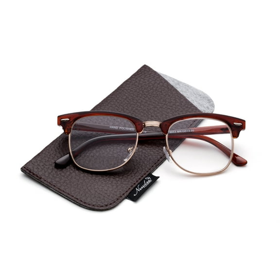 Classic Half Frame Clear Lens Glasses Non Prescription Eyeglasses for Men & for Women