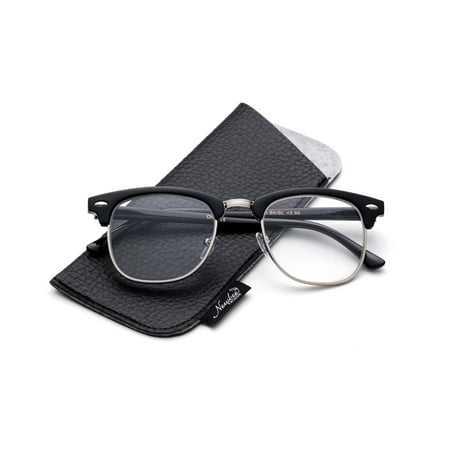 Classic Half Frame Clear Lens Glasses Non Prescription Eyeglasses for Men & for Women