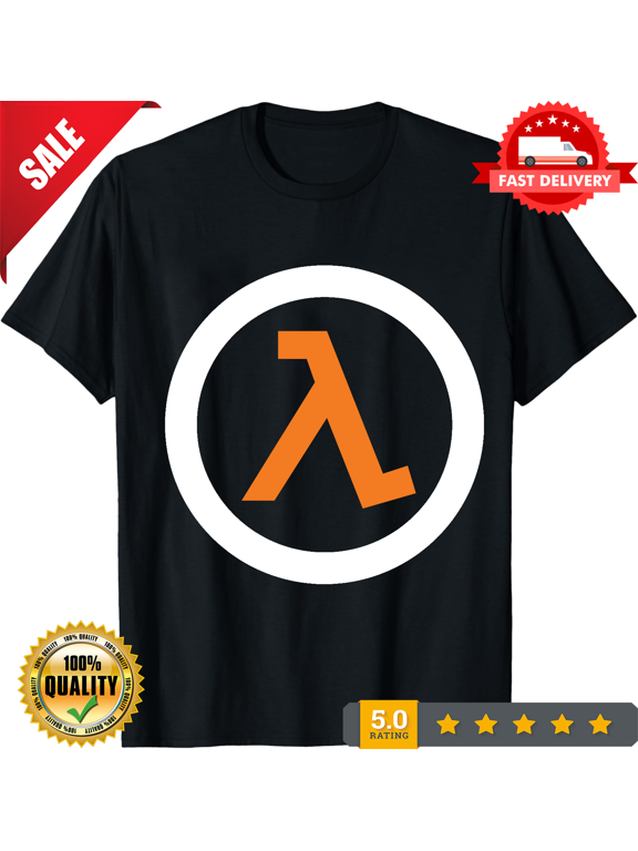Classic Half Life Lambda Men's Black T-Shirt Size S-5XL, LIMITED EDITION-TH65926