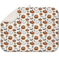 thumbnail image 1 of Classic Halloween Pattern Dish Drying Mat for Kitchen 1 Pack, Ultra Absorbent Microfiber Dishes Drainer Mats,18x24in(46x61cm), 1 of 4