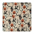 thumbnail image 1 of Classic Halloween Pattern Square Fitted Tablecloth with Elastic Edge,Square Table Cover,Washable Elastic Table Cover for Home Kitchen Party Decor 34"x34", 1 of 6
