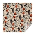 thumbnail image 1 of Classic Halloween Pattern Square Tablecloth,Waterproof Square Table Cover,Wipeable Spillproof Washable Table Cover for Home Kitchen Party Decor 60"x60"(152x152cm), 1 of 6