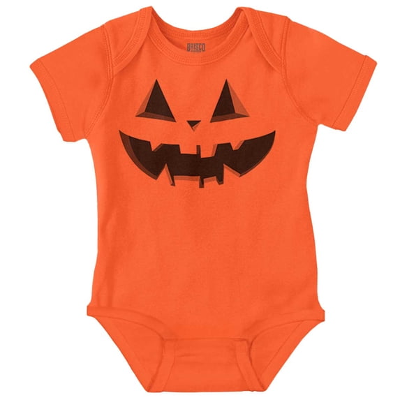 Classic Halloween Pumpkin Costume Romper Boys or Girls Infant Baby Brisco Brands 12M
