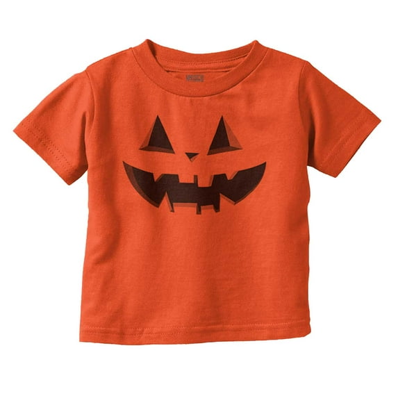 Classic Halloween Pumpkin Costume Toddler Boy Girl T Shirt Infant Toddler Brisco Brands 12M
