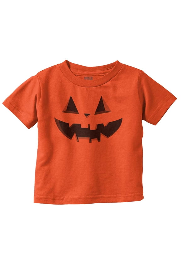Classic Halloween Pumpkin Costume Toddler Boy Girl T Shirt Infant Toddler Brisco Brands 4T