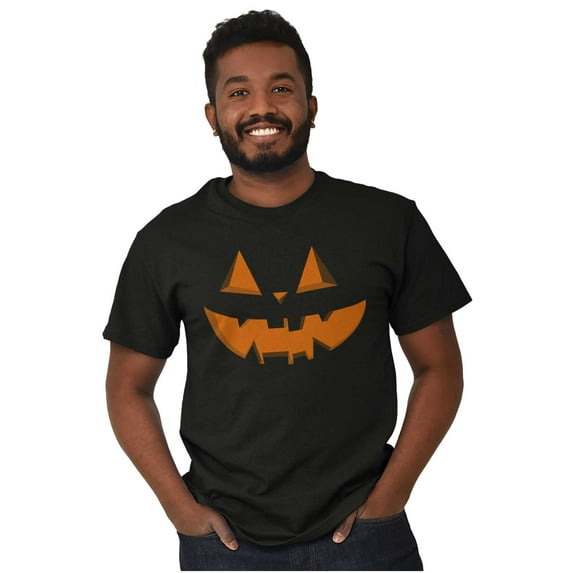 Classic Halloween Pumpkin Costume Plus Size Crewneck Graphic Tee Shirt Brisco Brands 3X