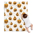 thumbnail image 1 of Classic Halloween Pumpkins Pattern Blanket,Comfortable Soft Flannel Throw Blanket,All Season,Warm Lightweight Blankets for Sofa Bed Couch Living Room Chair,30"x40", 1 of 4