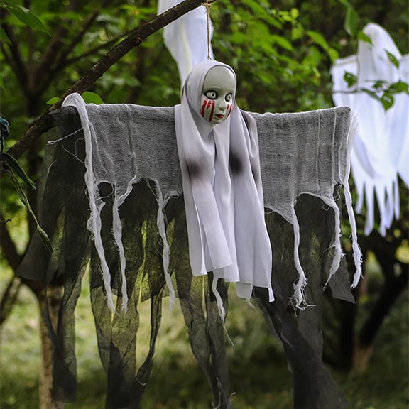 Classic Halloween Spooky Skeleton Figure Hanging Prop, Spooky Haunted House Decor For Tree Porch Trick Or Treat Party, Weather-resistant Reusable Durable Display For Celebration Party Guests Kids
