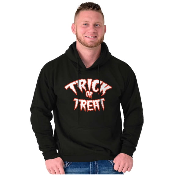Classic Halloween Trick or Treat Hoodie Sweatshirt Women Men Brisco Brands X