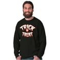 thumbnail image 1 of Classic Halloween Trick or Treat Long Sleeve TShirt Men Women Brisco Brands L, 1 of 5