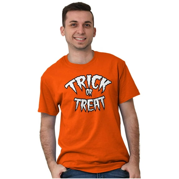 Classic Halloween Trick or Treat Plus Size Crewneck Graphic Tee Shirt Brisco Brands 5X