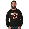 thumbnail image 1 of Classic Halloween Trick or Treat Unisex Plus Fleece Graphic Sweatshirt Brisco Brands 4X, 1 of 5