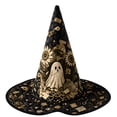 thumbnail image 1 of Classic Halloween Witch Hat Costume Accessory, Halloween Witch Hats for Women, Tall Pointed Witch Cap for Holiday Parties,Trick or Treat, Halloween Accessories Party Decoration Props, 1 of 3