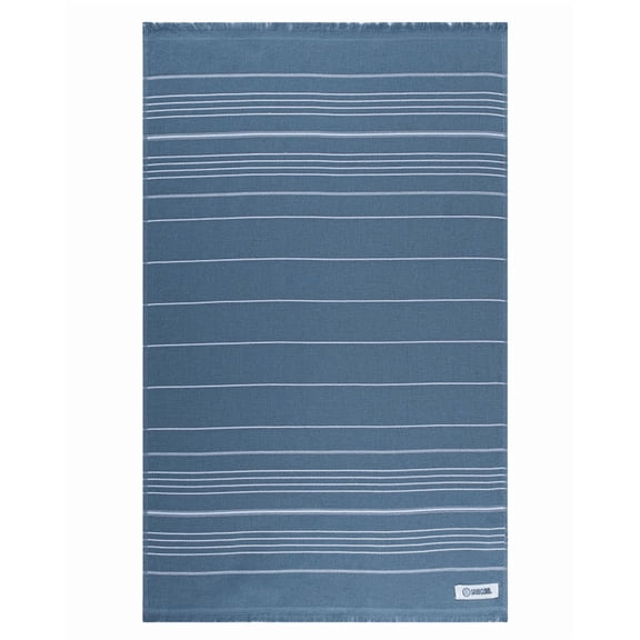 Sand Cloud Classic Hand Bath Towel Bundle, 2 Pack - Slate Blue