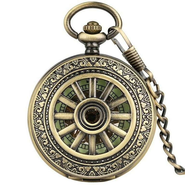 Hand wound pocket watches hot sale