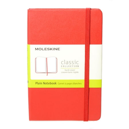 Classic Hard Cover Notebooks red, 3 1/2 in. x 5 1/2 in., 192 pages, unlined (pack of 2)