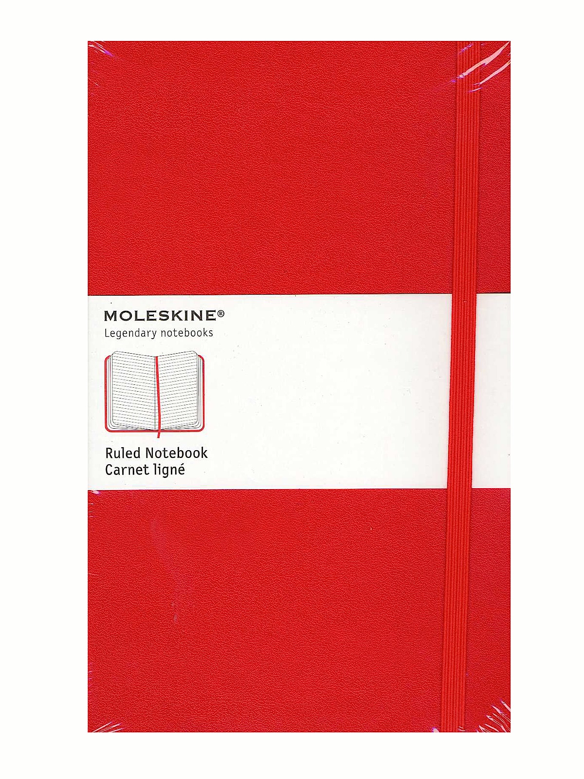 Classic Hard Cover Notebooks red, 5 in. x 8 1/4 in., 240 pages, lined (pack of 2)