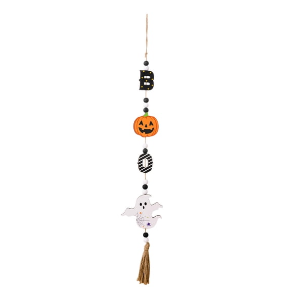 Classic Harvest Halloween Spooky Beaded Hanging Garland, Outdoor Porch Tree Haunted House Trick Or Treat Spooky Scene Setup, Tear Proof Weatherproof Craftsmanship Display For Holiday Party Guests