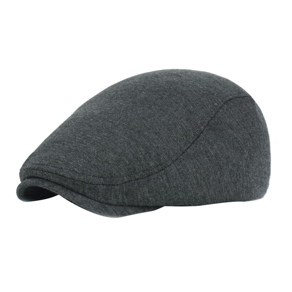 Classic Herringbone Newsboy Flat Cap for Men Style Adjustable Headwear